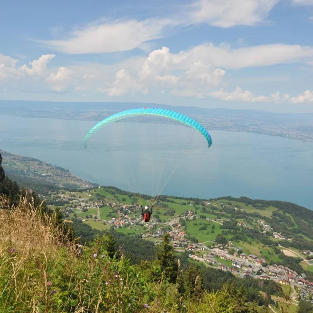 Paragliding Thollon Les Memises