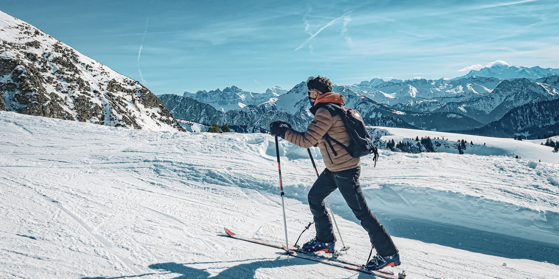 Ski touring Bernex