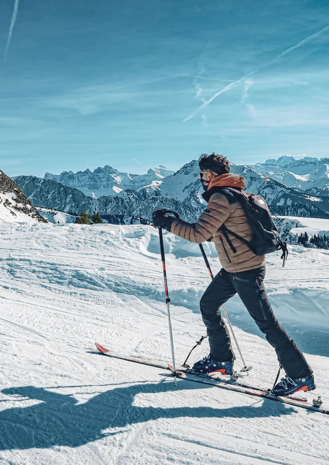 Ski touring Bernex