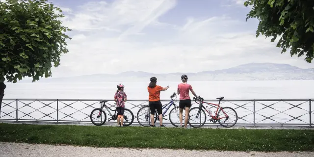 Balade Velo Lac Saint Gingolph