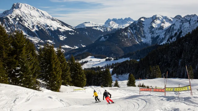 pays d'Evian vallée d'Abondance hiver