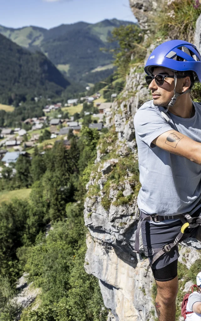 Via Ferrata Saix De Miolene La Chapelle D Abondance Ete 100724 Florian 1 1