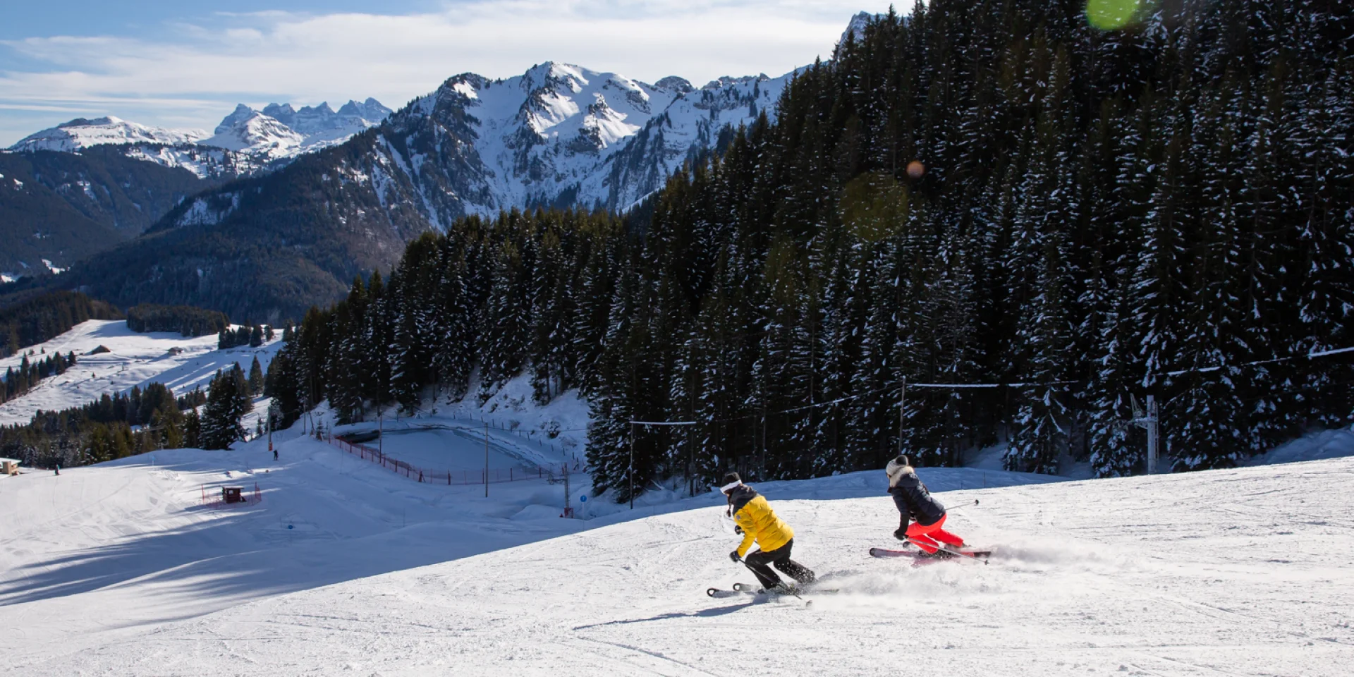 pays d'Evian vallée d'Abondance hiver
