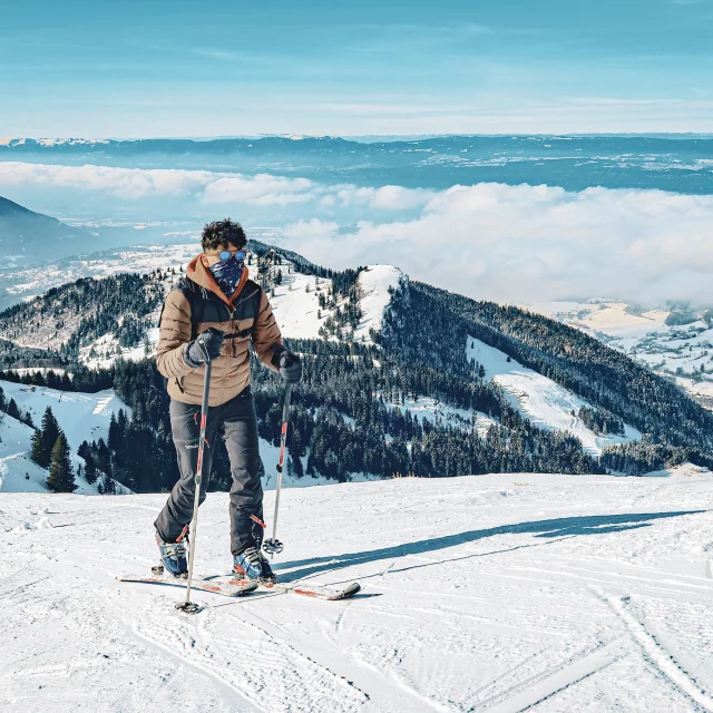 Skiderandonnee Bernex 31 Janvier 20 23 Hiver Mathildepruvot 7