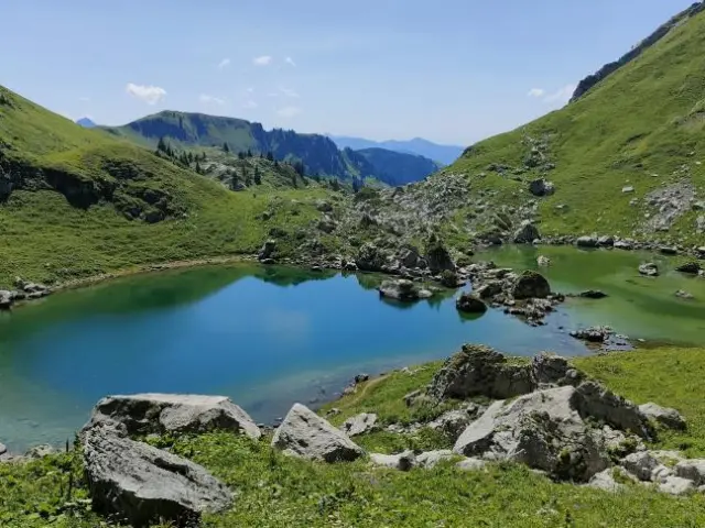 Baignade Lac De Montagne